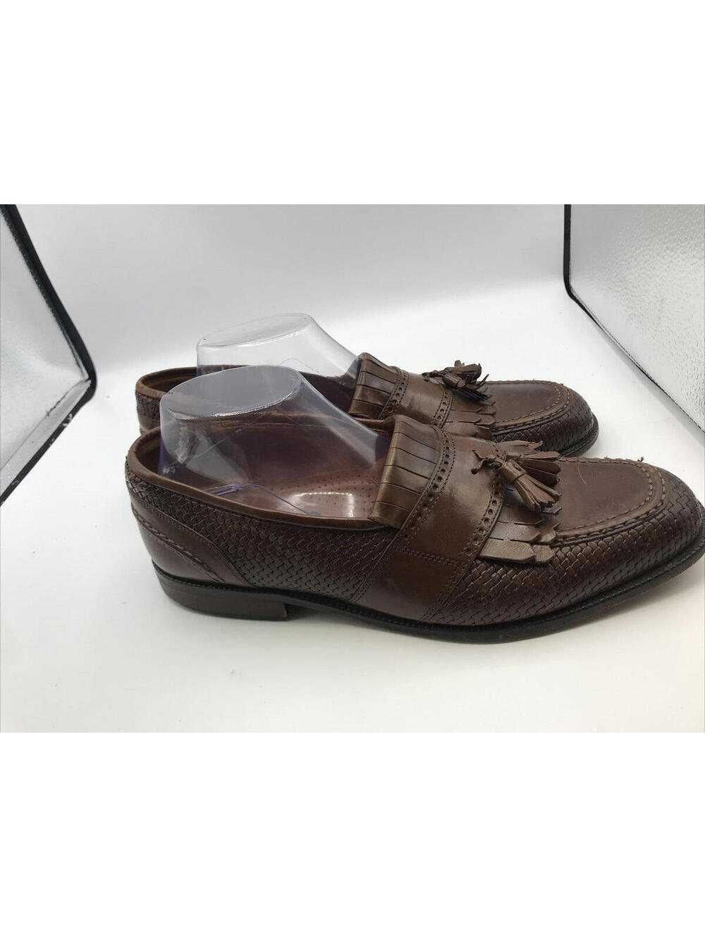 Bostonian Florentine Italy Italian Leather Weave 10 M Casual Loafer Shoes 27792
